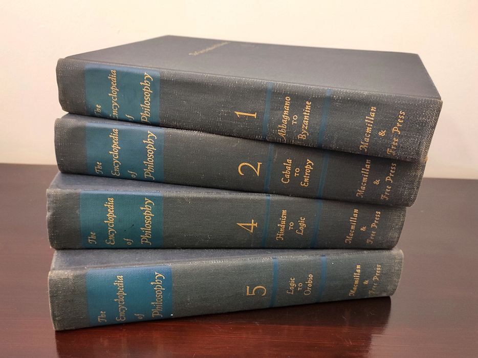 The Encyclopedia of Philosophy tomy 1, 2, 4, 5 Filozofia MacMillan