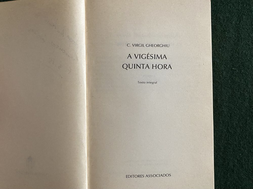 A Vigésima Quinta Hora de C. Virgil Gheorghiu