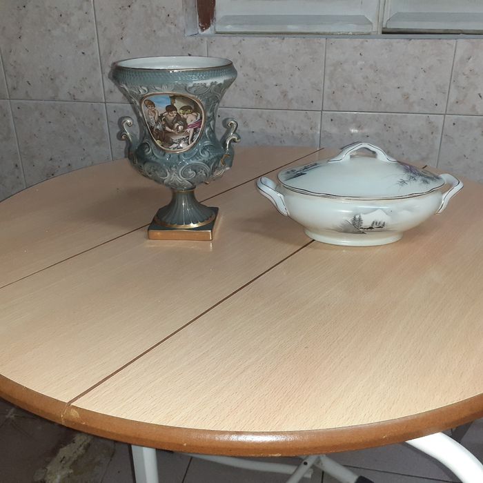 Terrinas antigas vista alegre /pratos antigos/artigos de decoração