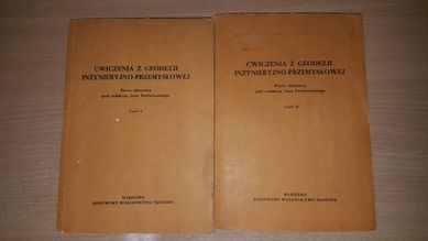 Cwiczenia z Geodezji Inzynieryjno-Przemysłowej dwa tomy Ponikowski