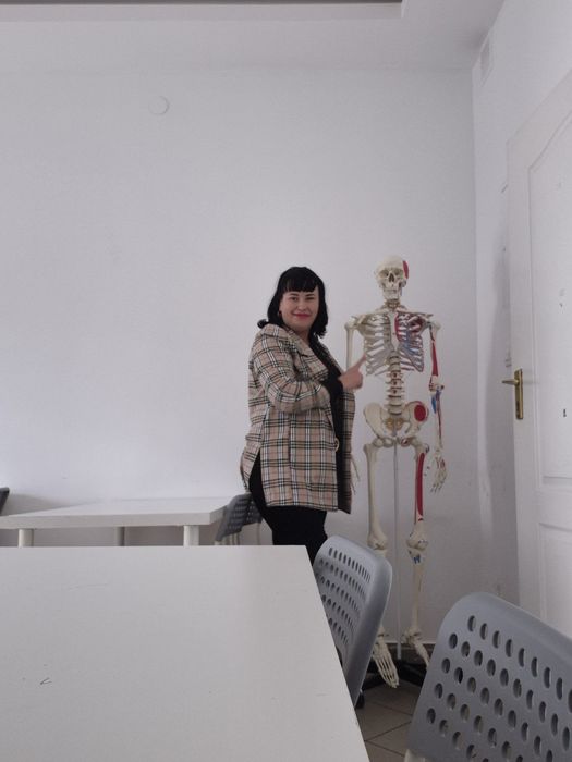 Żakiet marynarka w kratę L