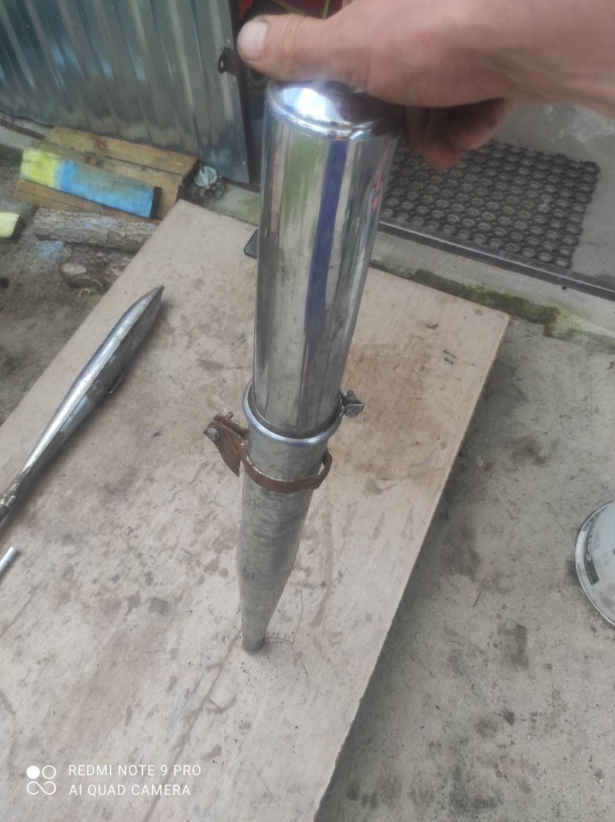 Tłumik rura wydechowa Simson 9.65