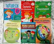 Książki edukacyjne klasa 3: testy, wypracowania -zestaw 6 szt.