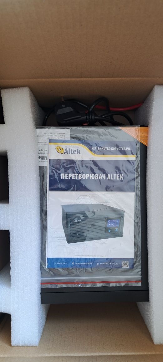 Джерело безперебійного живлення  (інвертор) ALTEK ASK 12-1200 DC 12V