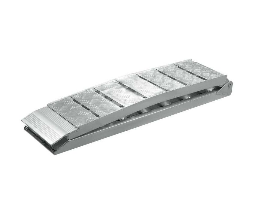 Rampa de carga 228 cm 680 kg dobrável aluminio antiderrapante