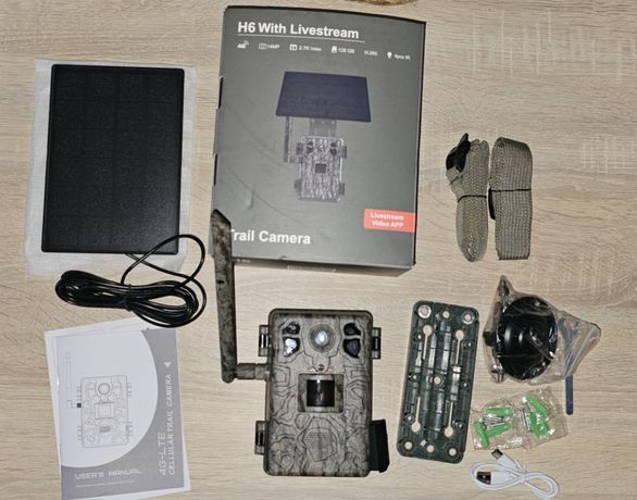 Fotopułapka H6 Trail Camera Podgląd na żywo. Nowa.