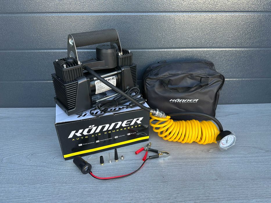 Автомобільний компресор 40 літрів до R16, Однопоршневий, Автокомпресор