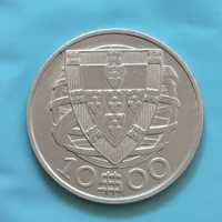 10 escudos 1937 - prata