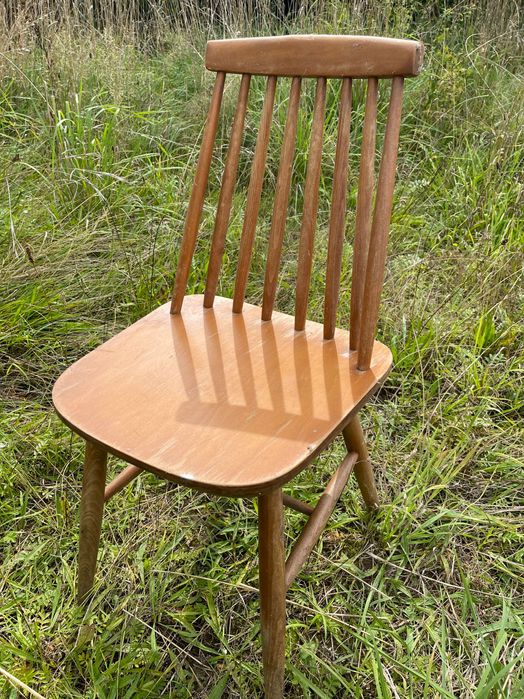 Krzesło z litego drewna,bukowego