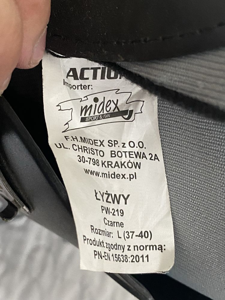 Łyżwy genesis midex rozmiar L 37-40 regulowane