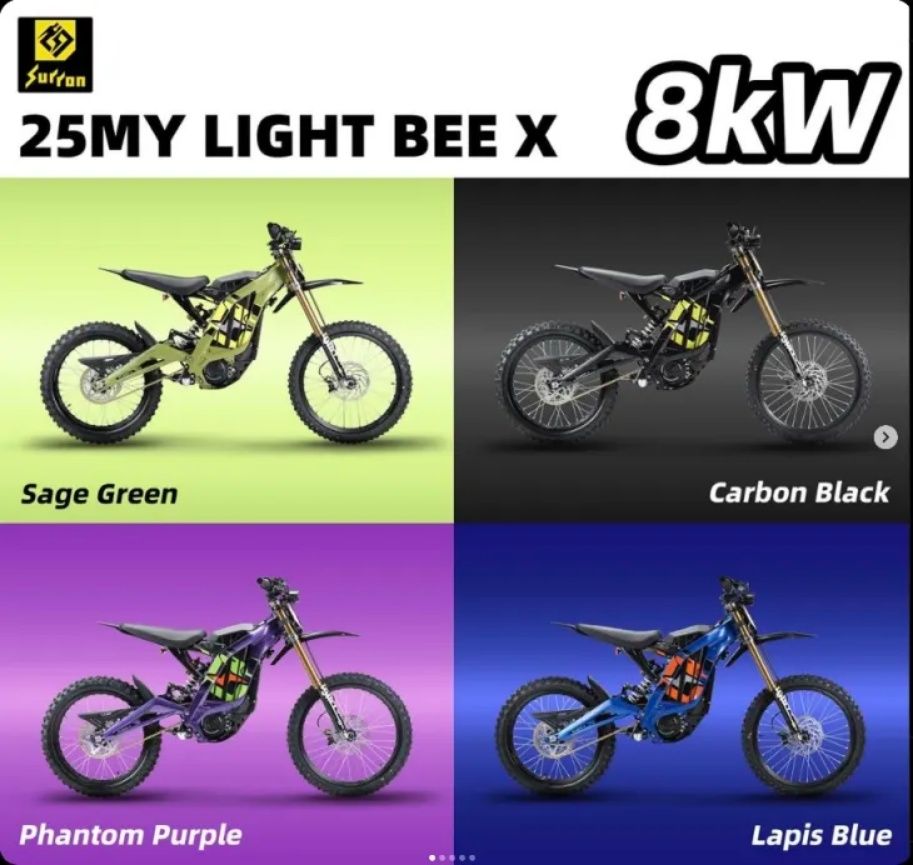 Sur Ron Light Bee X Novo, modelo de 2025