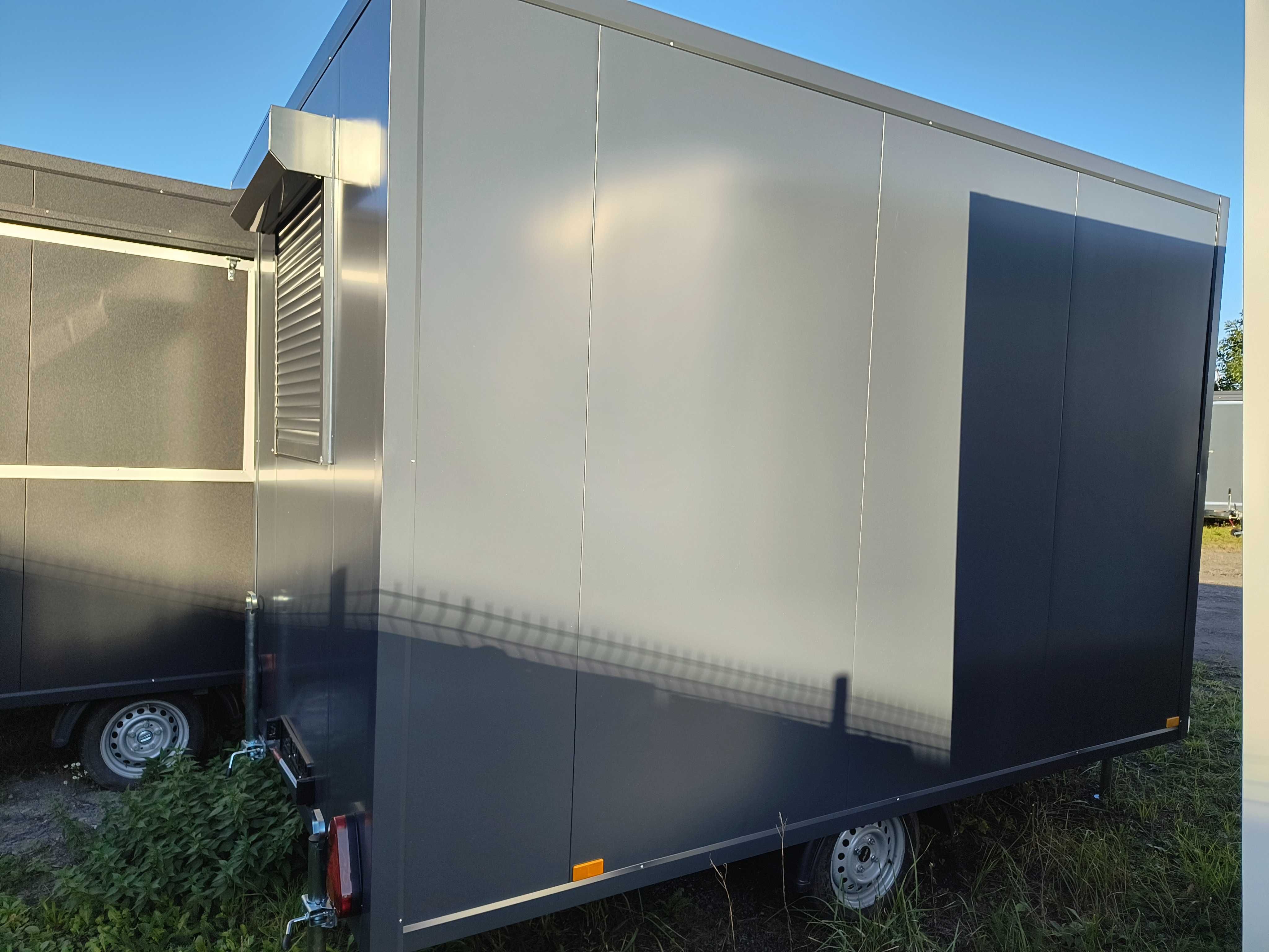 przyczepa SOCJALNA - kontener socjalny - BIURO mobilne 750 kg BAUWAGEN