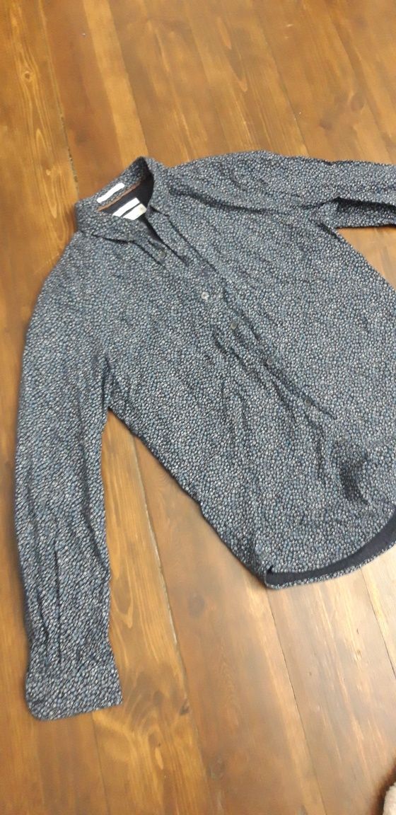 Koszula męska M we wzory slim fit bawełna 100 % na guziki