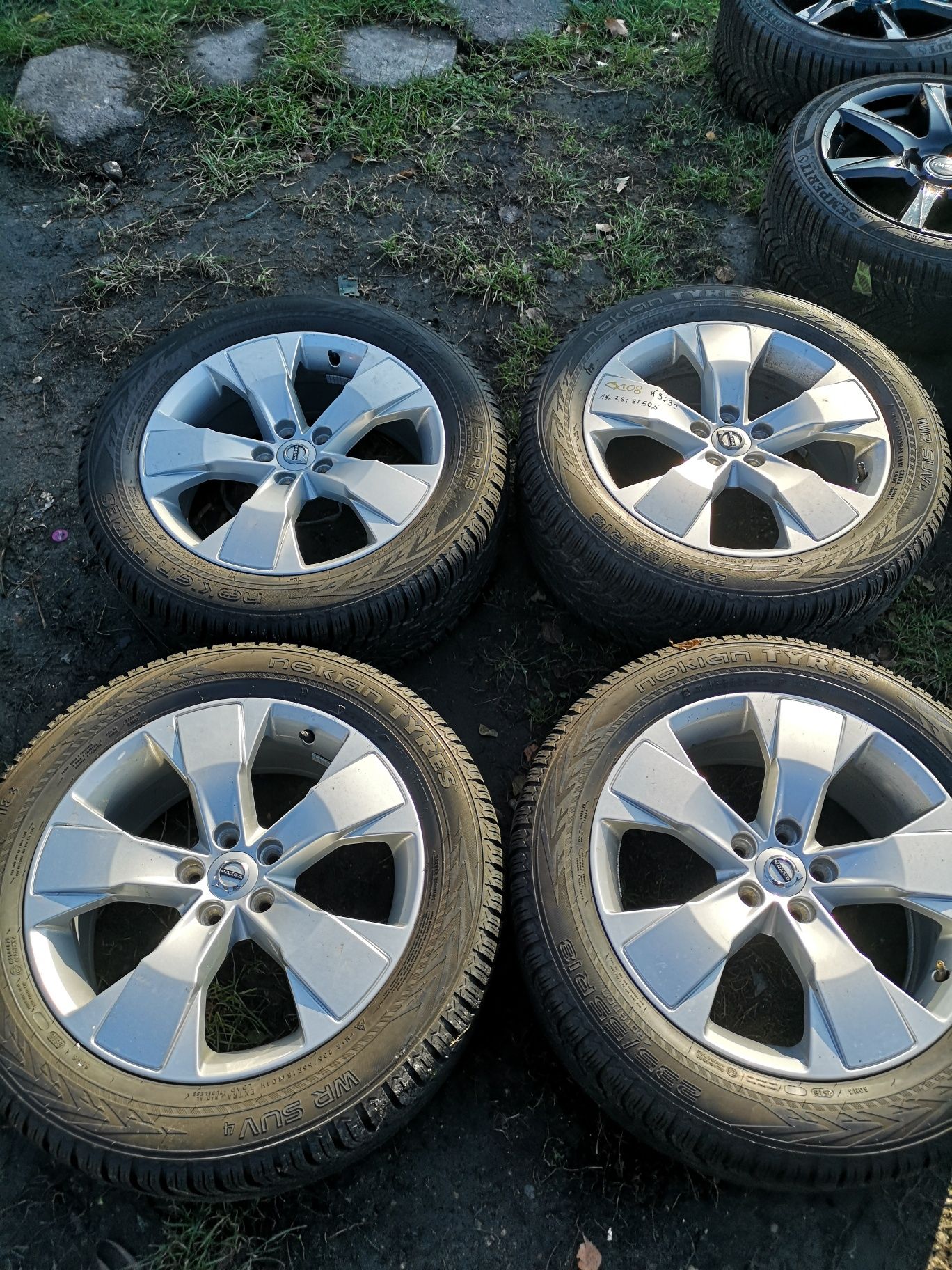 Felgi aluminiowe 5x108 18x7,5j et50,5 Volvo