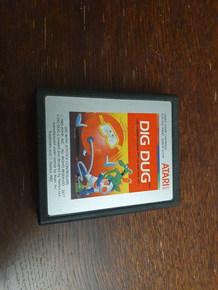 DIG DUG Atari 2600 arcade hit 1983r Namco Ltd