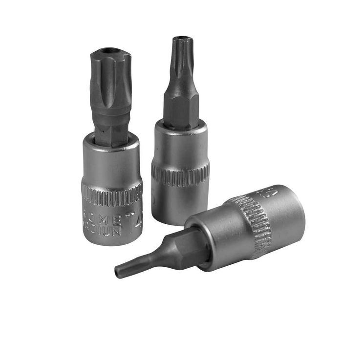 (Com Iva) Jogo de Pontas Bits TS 5 Faces Com Furo