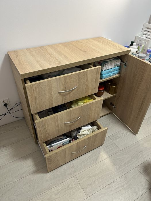 Szafa ,słupek ,komoda ,stolik dąb sonoma