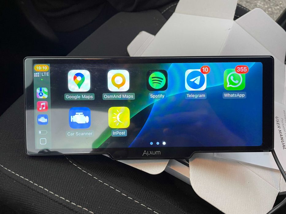 Radio Ekran Wyświetlacz Nawigacja CarPlay Android Auto Kamera cofania