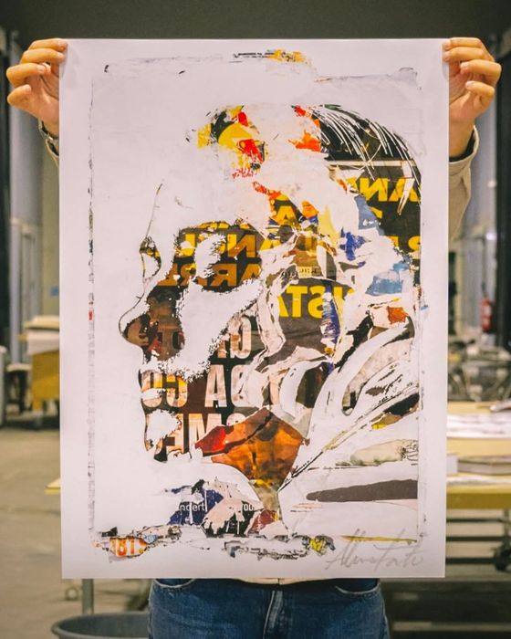 Vhils Remnant print quase a preço de custo, edição de apenas 200