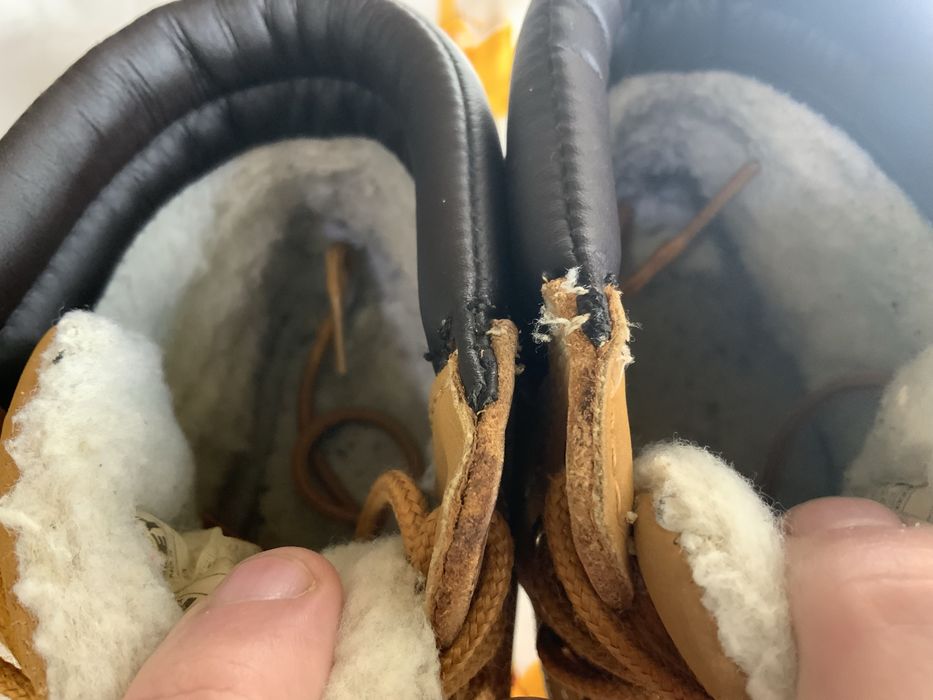 Кожаные зимние ботинки на меху M’Kinley. Размер 39, стелька 25.5 см