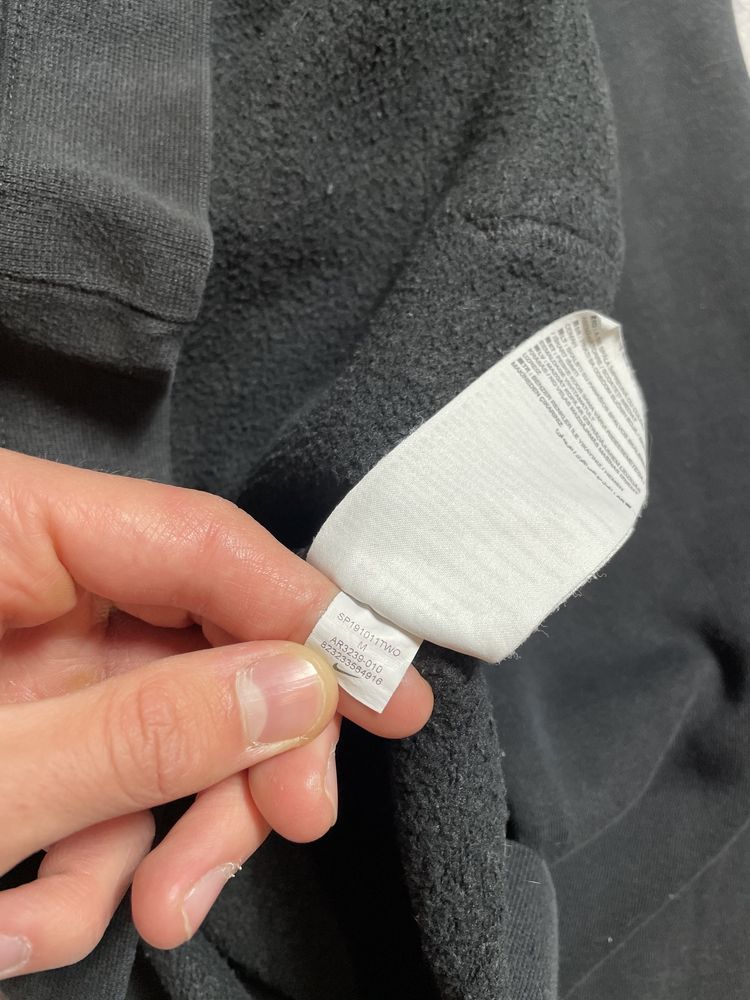 Мужская Черная Кофта Худи Nike NSW Tech Fleece Оригинал S-M Drill