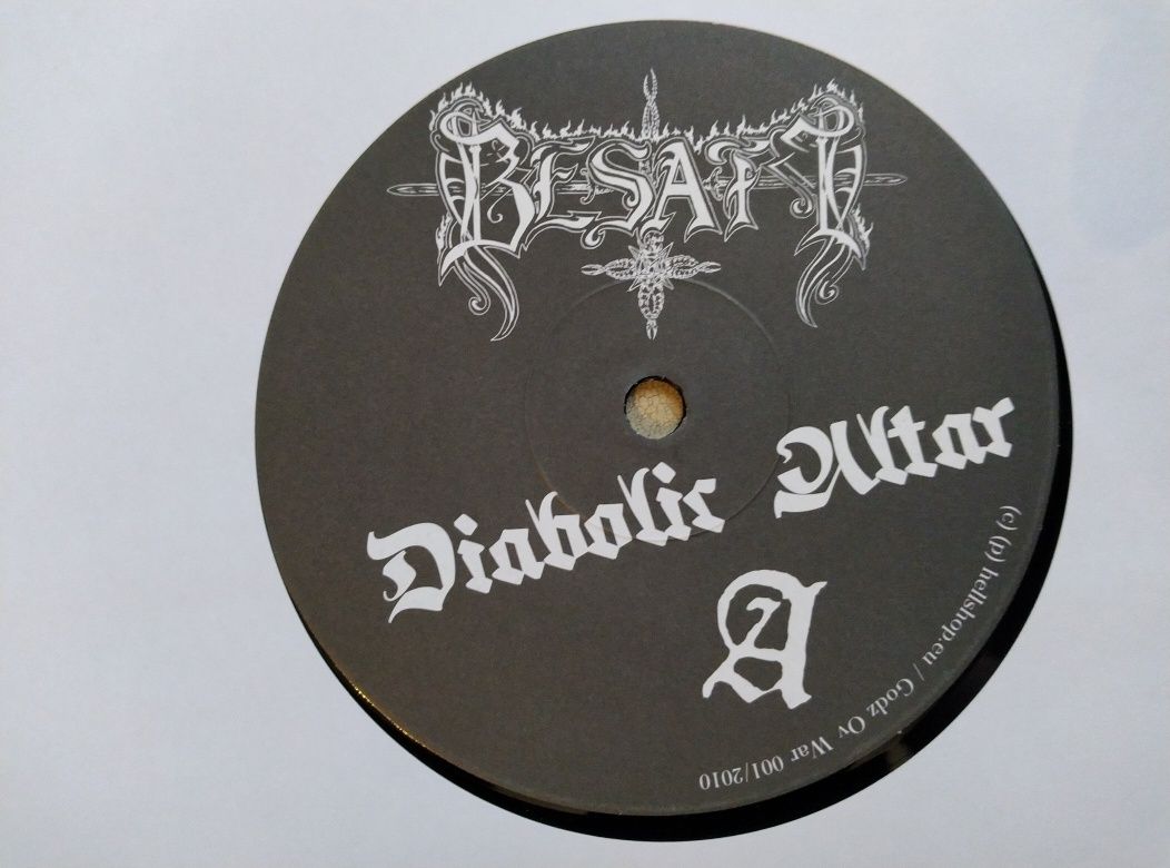 Besatt - Diabolic Altar, LP, 2010, black metal