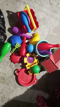 Brinquedos para crianças de praia