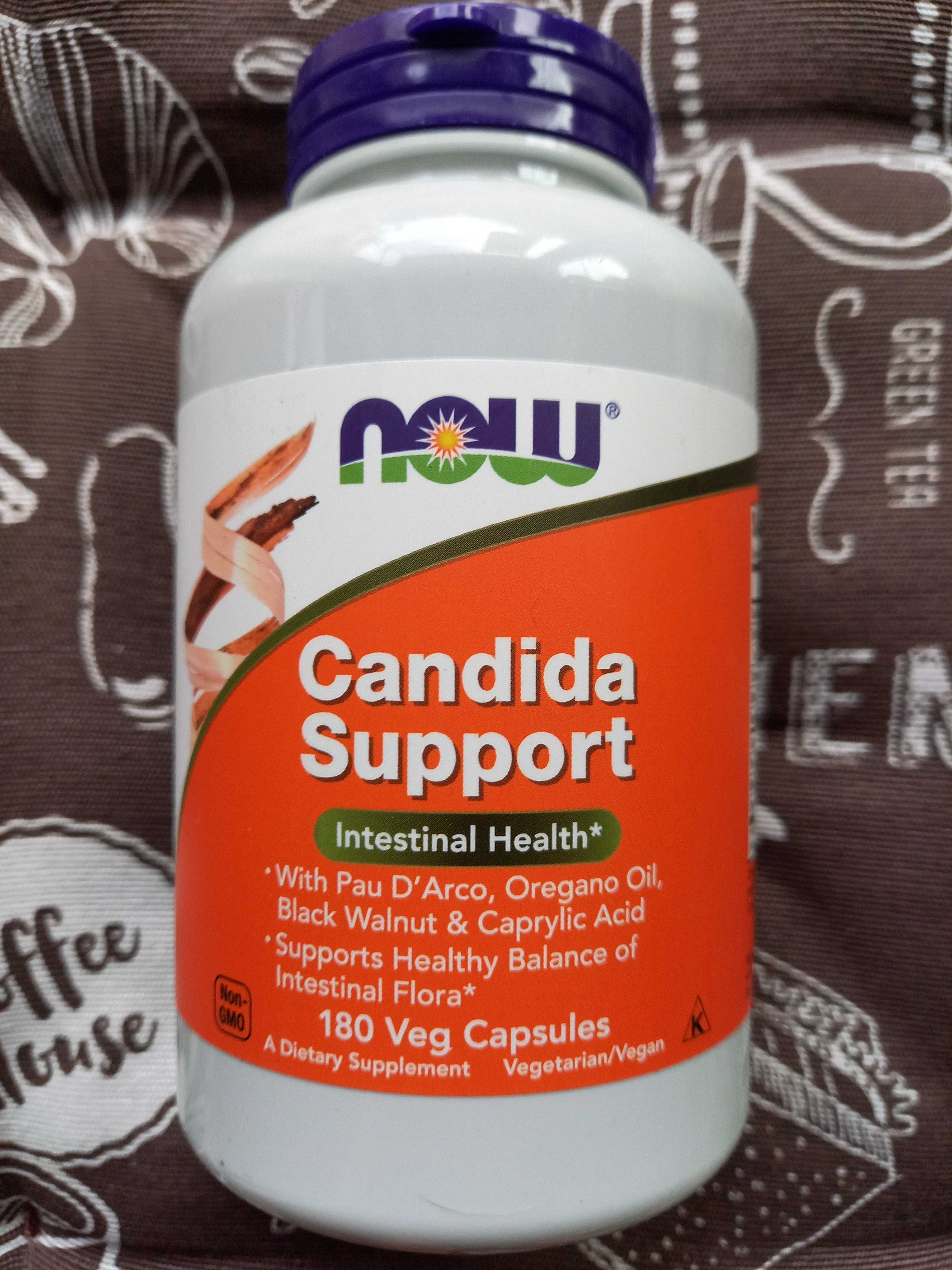 NOW Foods Candida Support для кишечника грибок кандида молочница