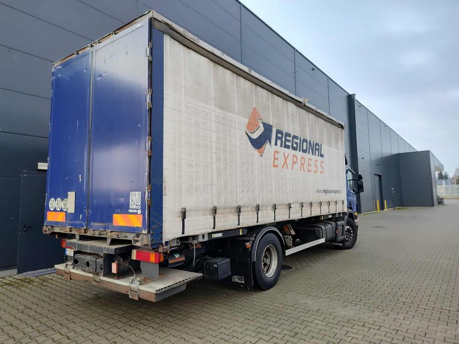 Scania P230 -2007 rok, firanka , winda