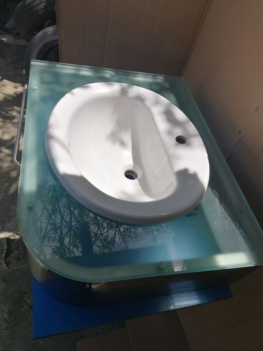 Lavatorio + base em inox