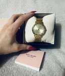 Nowy zegarek z metka kate spade na bransolecie zloty