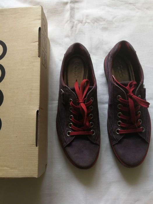 Ecco sneakersy niskie fioletowe rozm.38