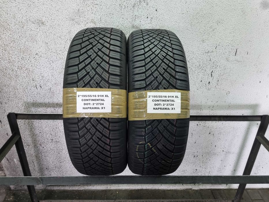 195/55/16 91H XL Continental All Season Contact 2 PARA MONTAŻ WYSYŁKA