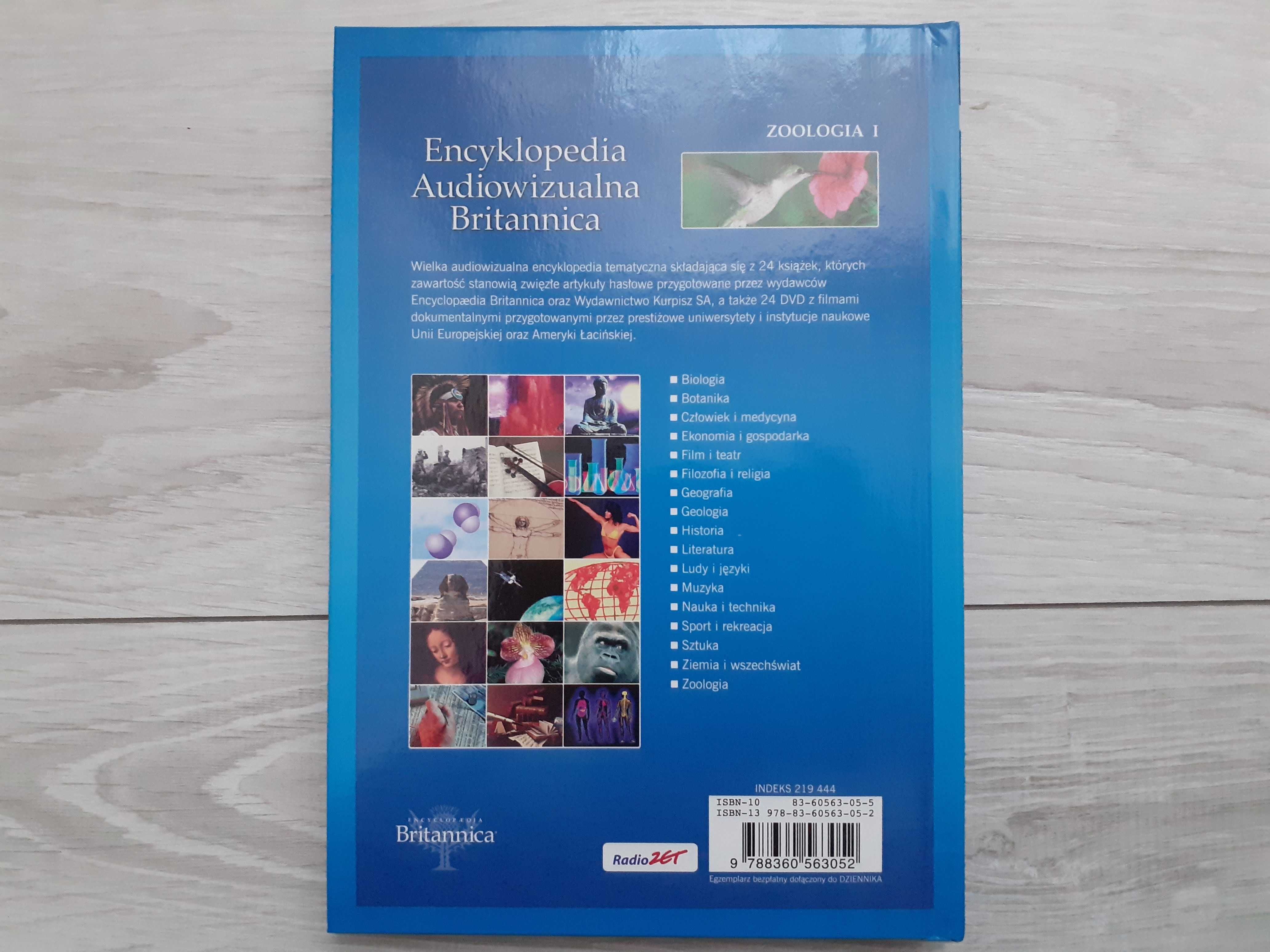 Encyklopedia Audiowizualna Britannica Zoologia Część I + DVD