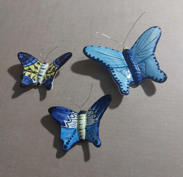 Andorinhas em cerâmica