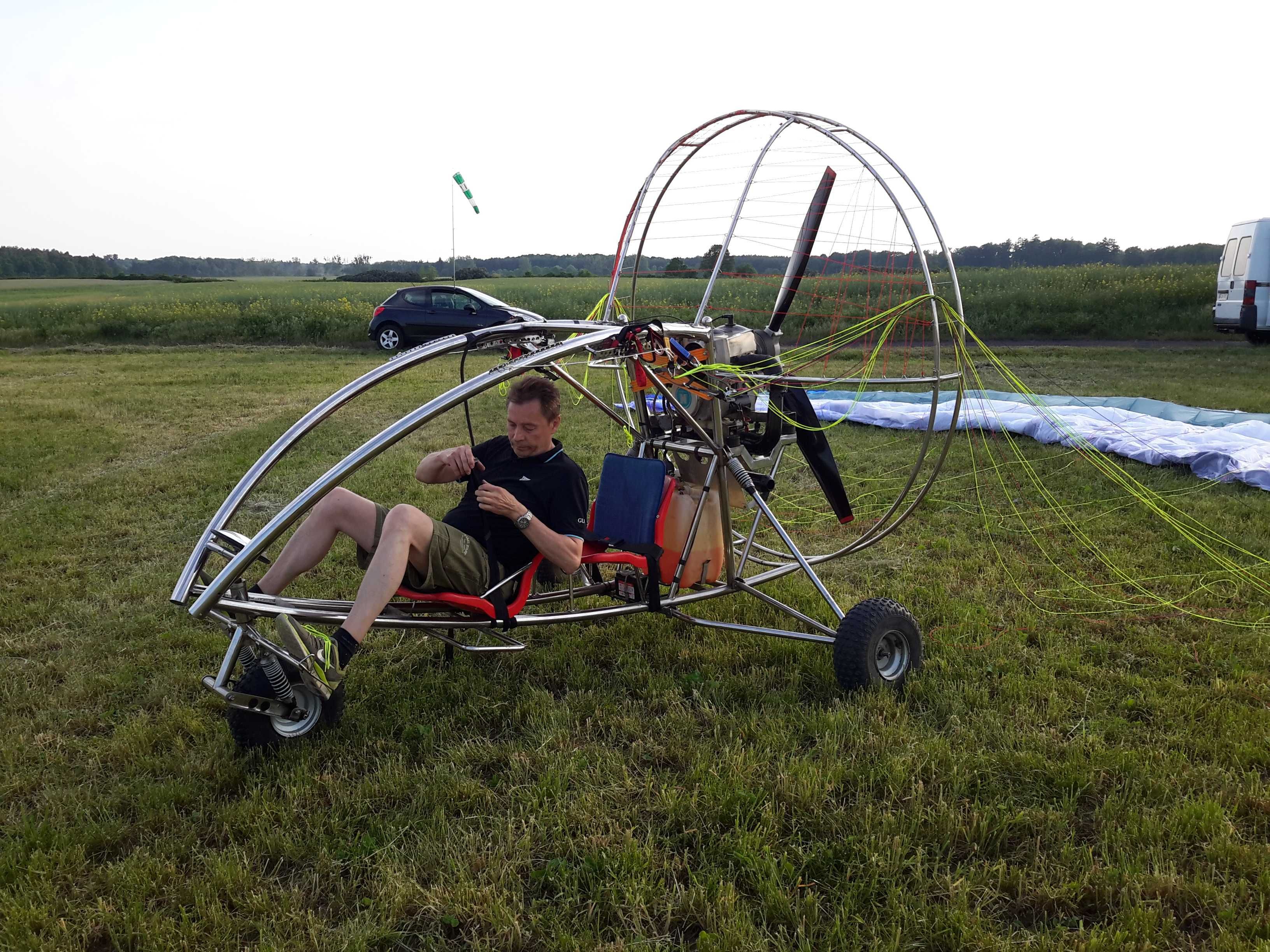 Trajka tandem Ppg wózek.