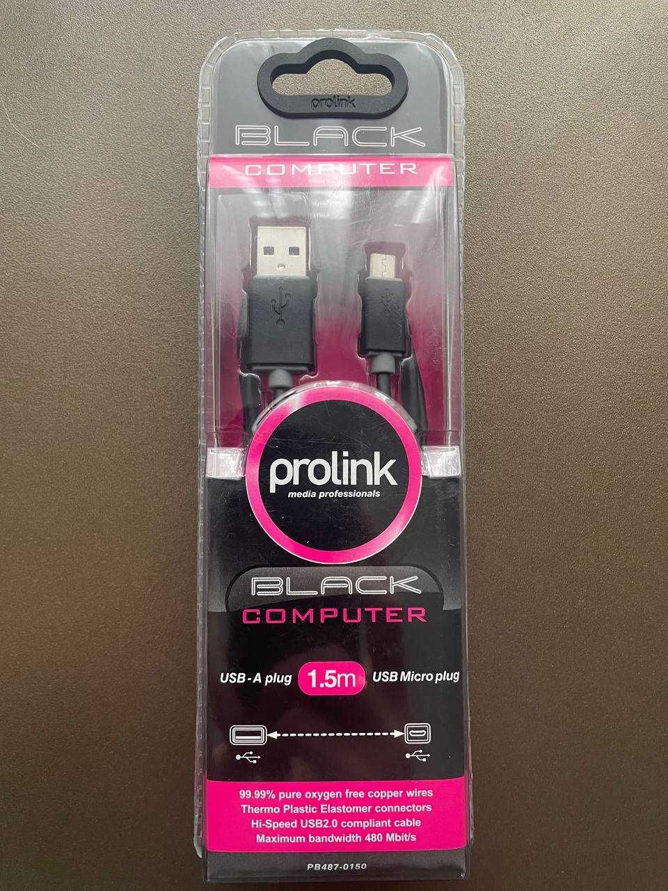 Кабель ProLink USB-A 2.0 - USB Micro 1.5 m (PB487-0150)