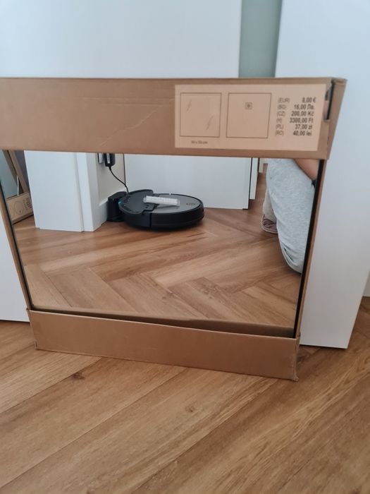 Lustra w ramce złotej lub czarnej