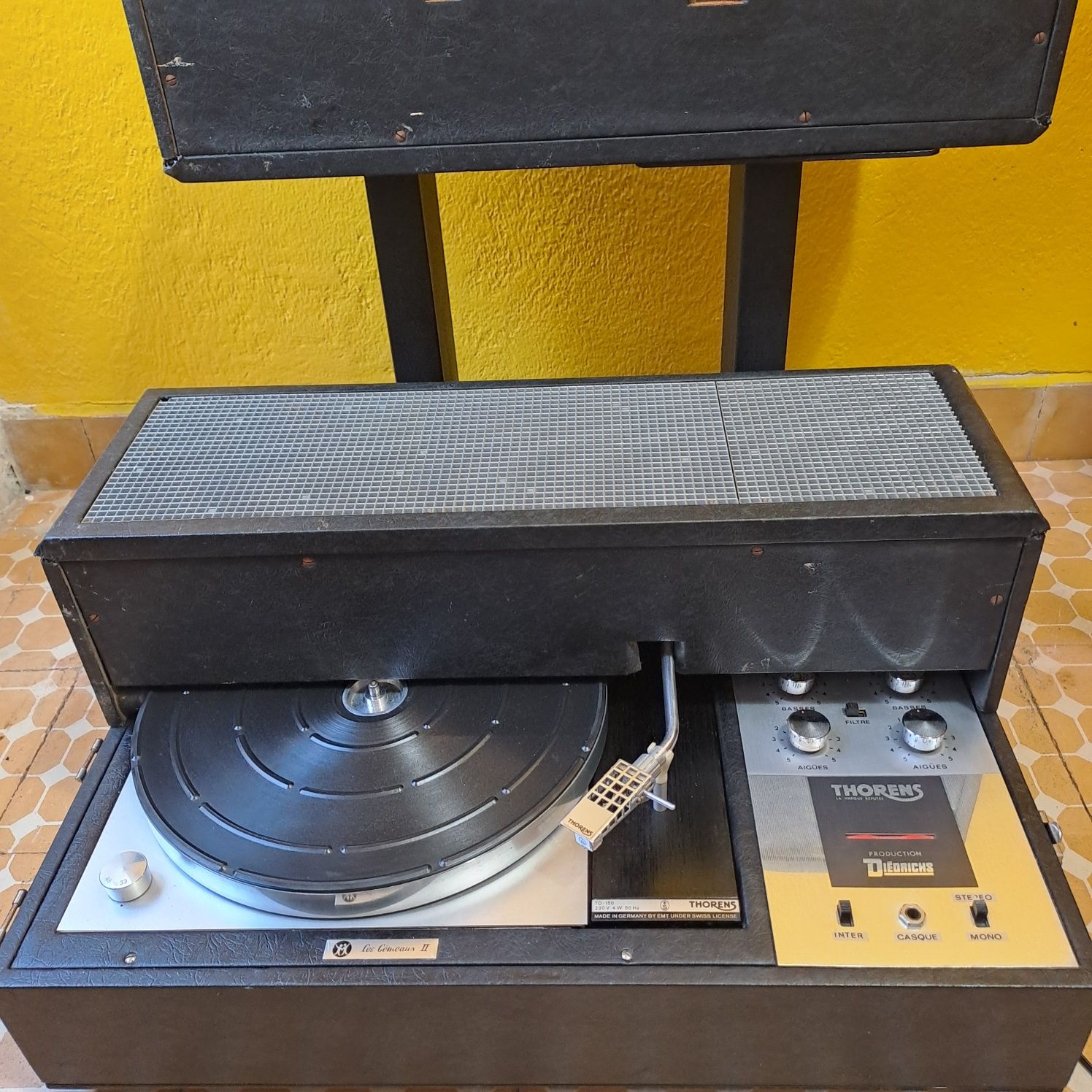 Thorens TD-150 "les gemeaux II" gira-discos válvulas