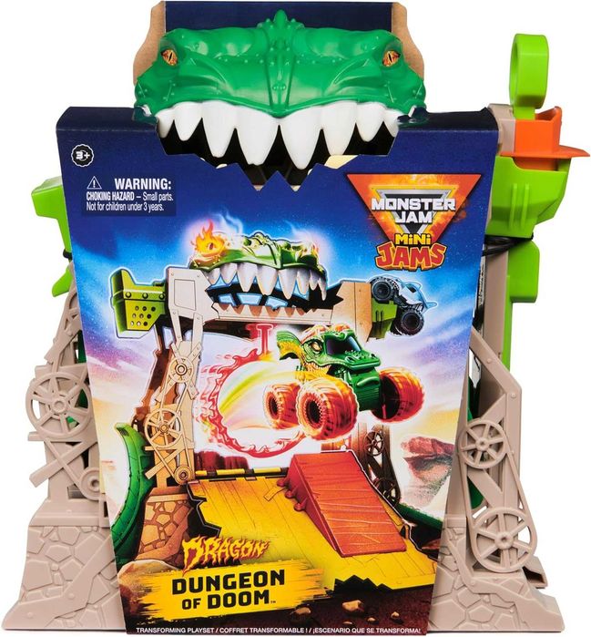 Набір Монстер Джем Дракон Monster Jam Dragon Dungeon of Doom Playset