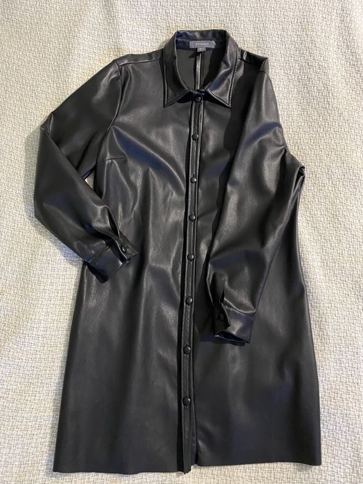 Сорочка - сукня екошкіра