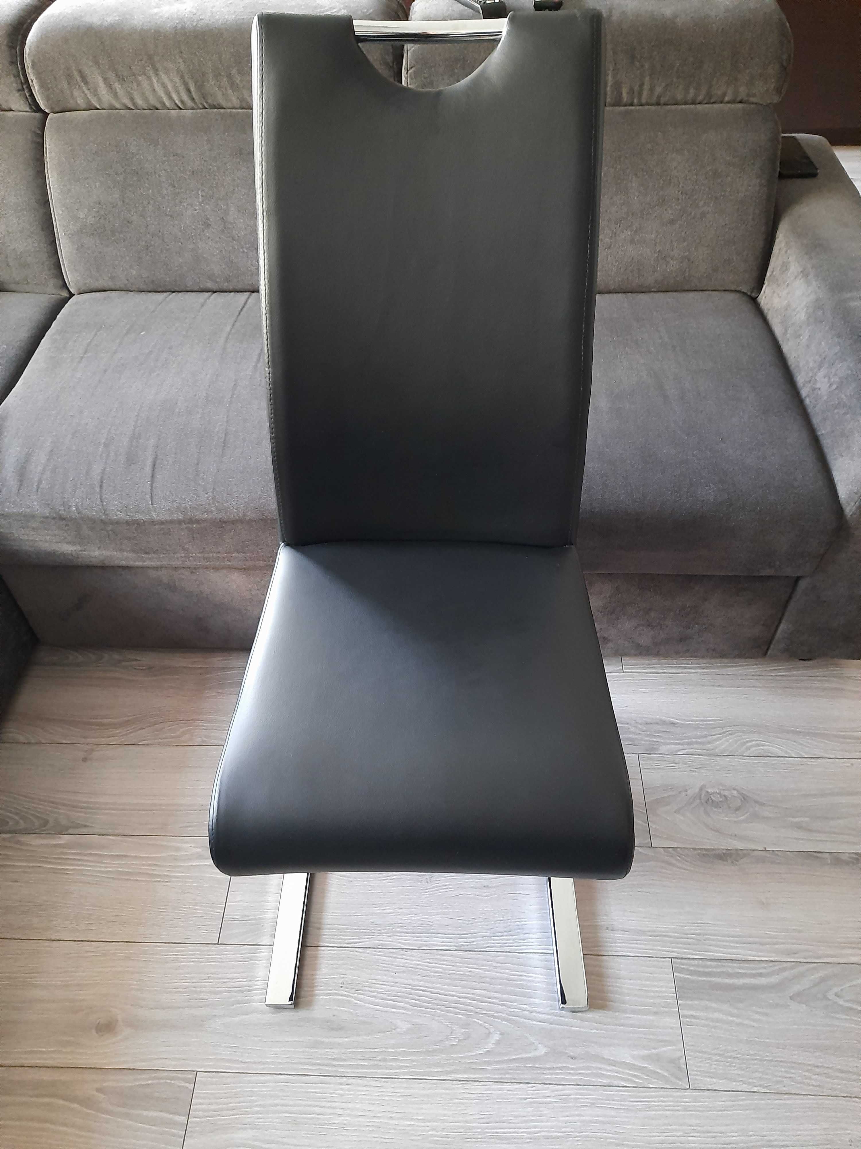 Krzesła Velvet Czarne