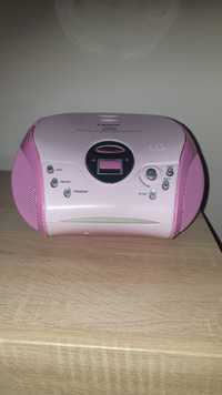 Radio lenco SCD-24 różowe dla dzieci