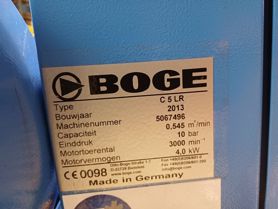 Kompresor śrubowy BOGE 4 kw