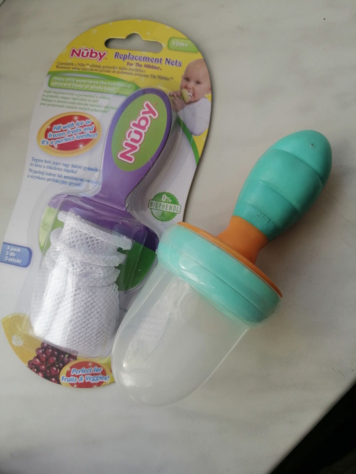 Ниблер Nuby+набор сеточек Nuby.