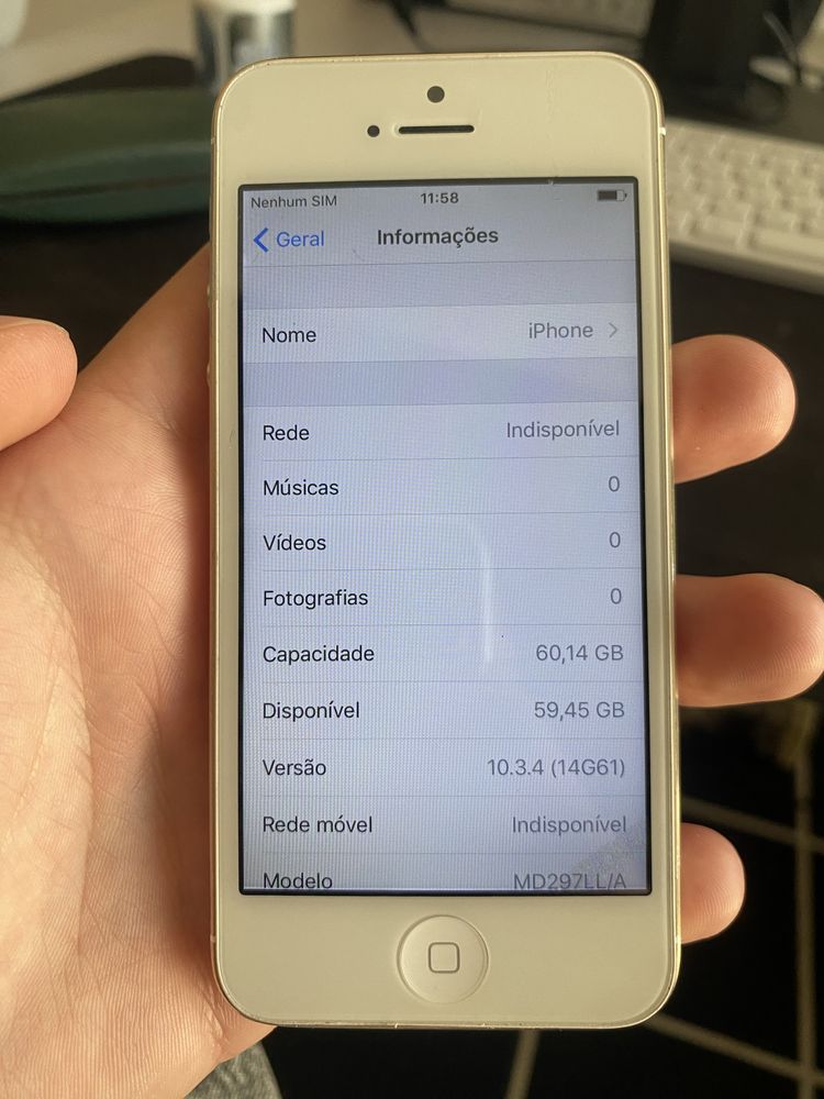 Iphone 5 em excelente estado