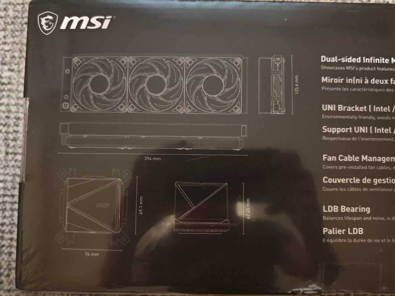 Жидкостное охлаждение MSI MAG CoreLiquid I360 Black