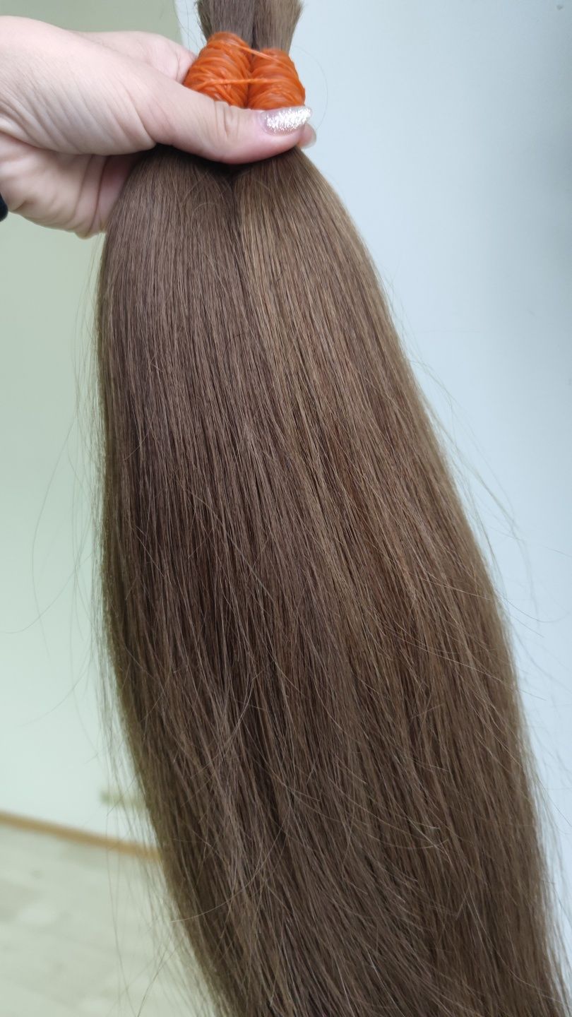 Волосы натуральные для наращивания южка и славянка, наращивание волос