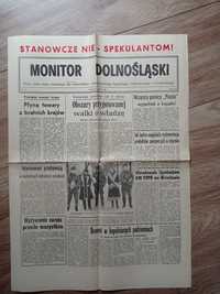 Monitor dolnośląski gazeta stan wojenny 29 grudnia 1981