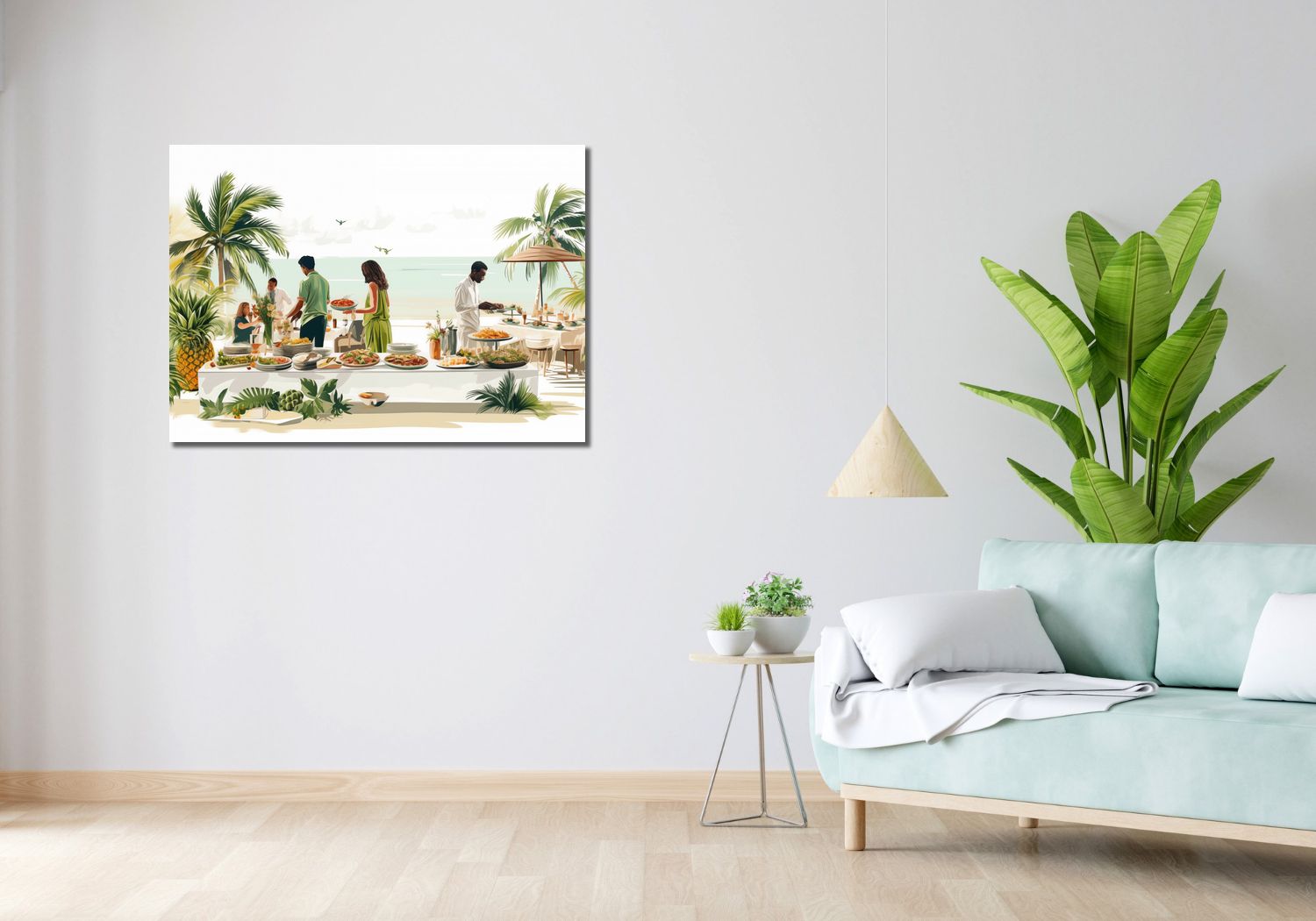 Obraz 100x70cm Tropikalna Woń Wakacji